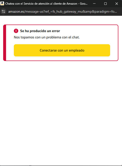 140473Cruz's tweet photo. @AmazonES actuando como @realDonaldTrump : venden, no recoges el pedido, lo cancelan… y no devuelven el dinero.

Chat bloqueado y correos sin respuesta. Esto no es atención al cliente, es inaceptable.

#Amazon #AmazonES #Consumo #DerechosDelConsumidor @consumogob @FACUA https://t.co/O624MLSnua