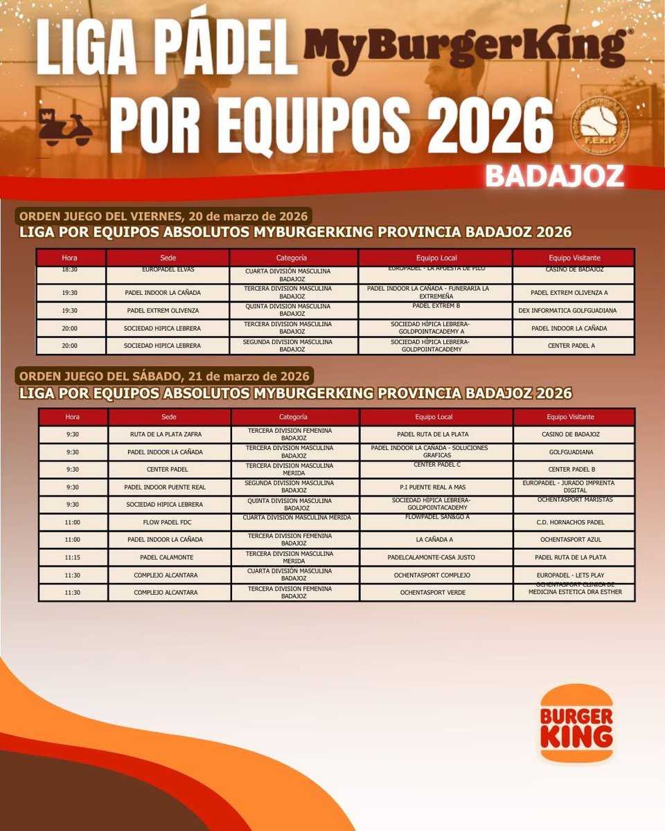 Fed. Extremeña Padel tweet media