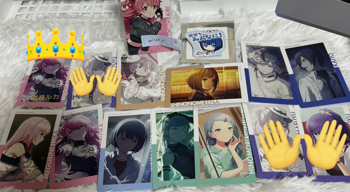 miick21's tweet photo. プロセカ グッズ 交換 25C エピカ
カラパレ特典

求)同種花里みのり前後
譲)画像のもの

郵送のみ
ノーマルは2~のお取引
お気軽にお声掛けください🍀 https://t.co/tf2WL90LxV