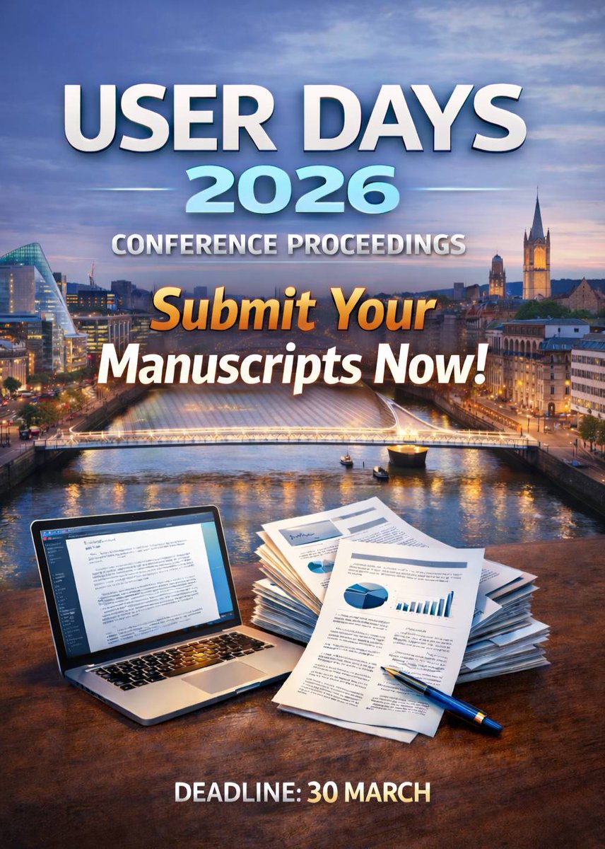 EuroHPC_JU's tweet image. 📣Calling EuroHPC #users!

10 days left to submit your manuscript to be featured at the EuroHPC User Days 2026 Proceedings 👇
Users of the #EuroHPC systems are invited to present their work !

🔗Read more: eurohpc-ju.europa.eu/media-events/e…