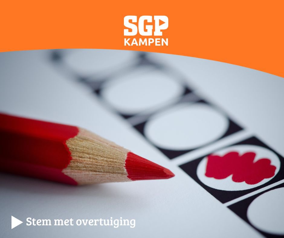 Verkiezingsdag – stemmen met overtuiging

🙏 Ga stemmen
🗳️ Kies bewust en principieel
🤝 Met oog voor gezin, samenleving en toekomst

In alle dingen weten we ons afhankelijk van Gods zegen.

#Verkiezingsdag #SGP #PrincipieelKiezen #Rentmeesterschap