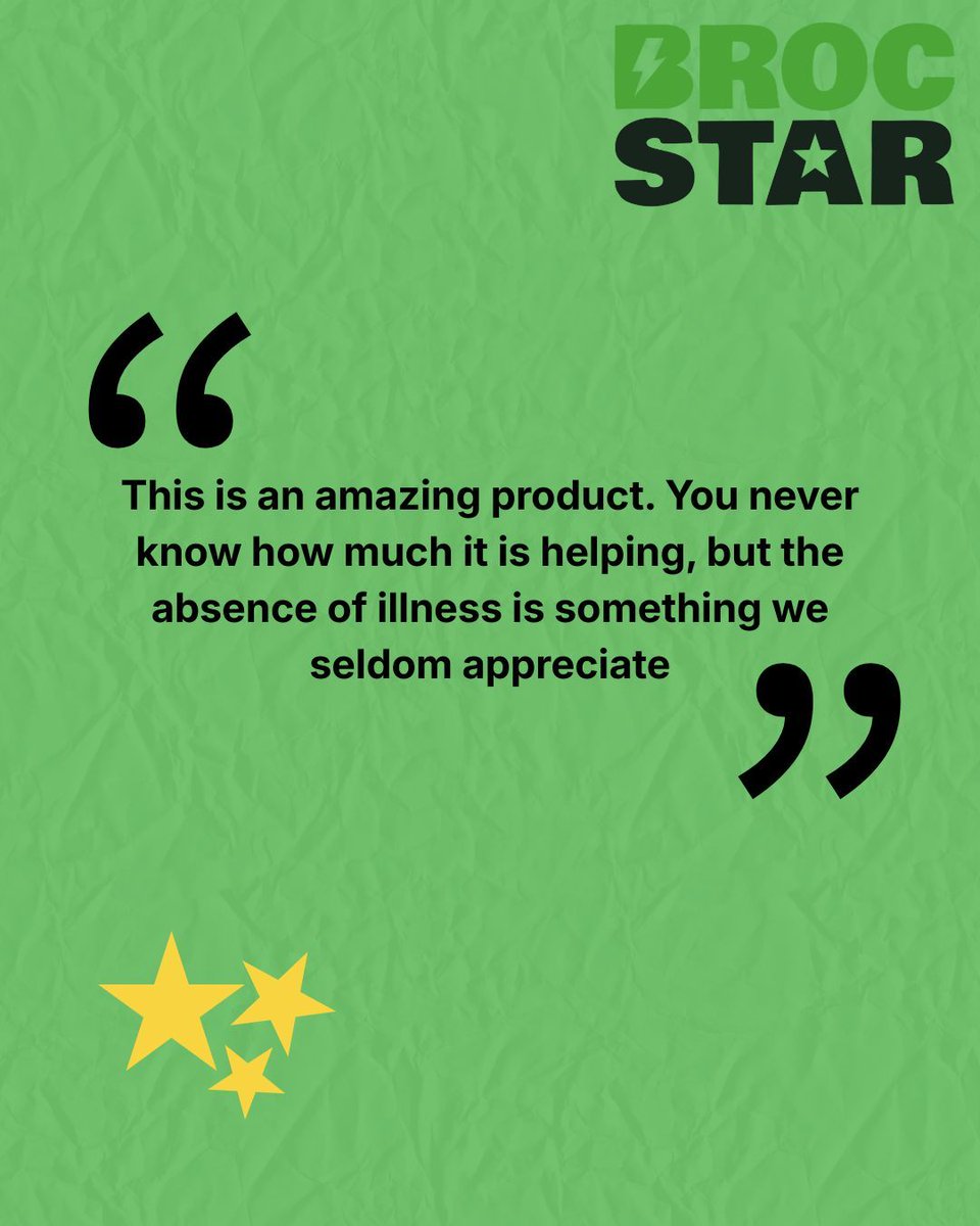 Broc_Star's tweet image. The Brocs - what you're saying about us! 🥦 

We think our products are pretty special, seems like you guys do to 🥦☺️ 

#supplements #sulforaphane #broccolipowder #firstorderdiscount #healthkick