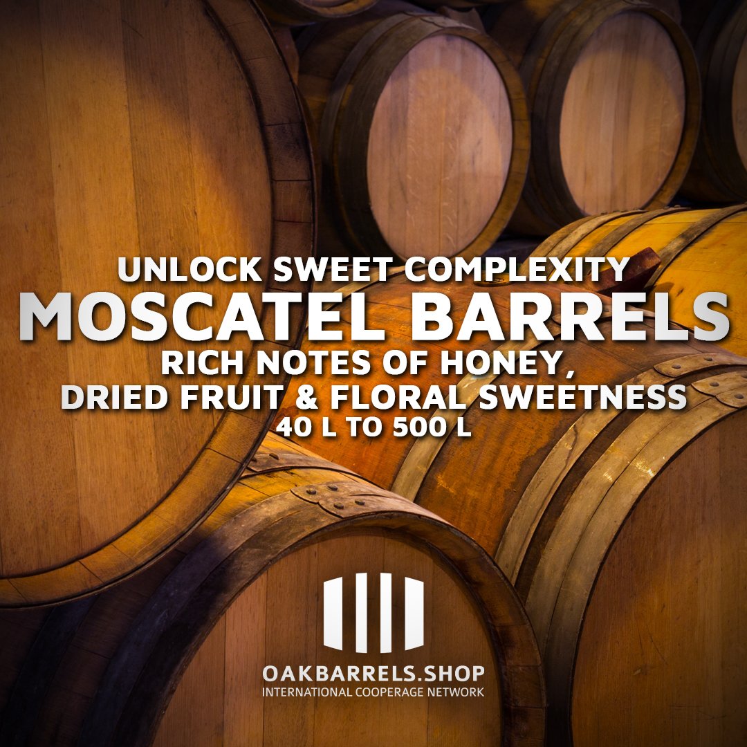 OakbarrelsS's tweet image. ✨ MOSCATEL BARRELS &amp;amp; CASKS ✨
40 L – 500 L · Wine-seasoned oak from 🇵🇹🇪🇸🇫🇷

Honey, dried fruit &amp;amp; floral spice notes 🍯
Perfect for whisky, rum, gin, beer &amp;amp; more

✔️ Freshly emptied
✔️ Ready to refill

👉 oakbarrels.shop

#oakbarrels #moscatel #barrelaging
