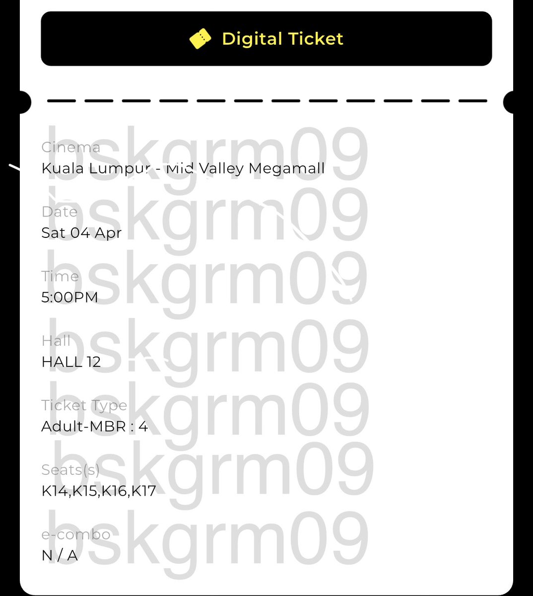 bskgrm09's tweet photo. wts malaysia 🇲🇾 

🎫 2x tickets side by side 
📍 Mid Valley Megamall KL
💺 K16, K17
rfs: change venue

rm150/ea (can nego if take all)

#SUPERJUNIOR
#SUPERSHOW #SUPERSHOW10_SJCORE
#20th_Anniversary_TOUR https://t.co/5i0Pz3HqmD