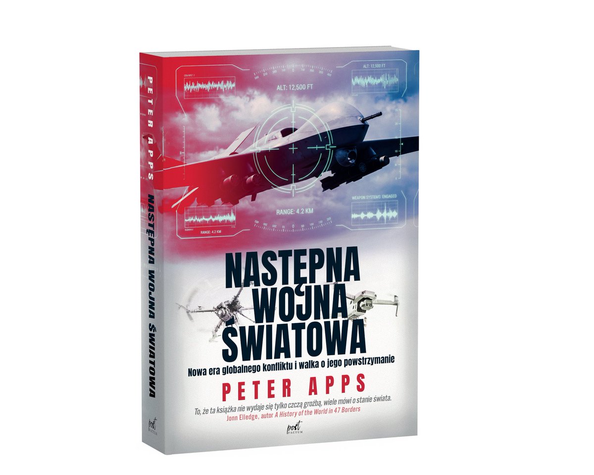 WydawSoniaDraga's tweet image. #Zapowiedź 
„Następna wojna światowa” to reportażowy thriller geopolityczny, który pokazuje, jak kruchy stał się globalny porządek.
Lektura obowiązkowa by zrozumieć niepewne czasy. 
#geopolityka #świat #wojna  #reportaż #nonfiction #książka #czytam #BliskiWschód #Ukraina #Chiny