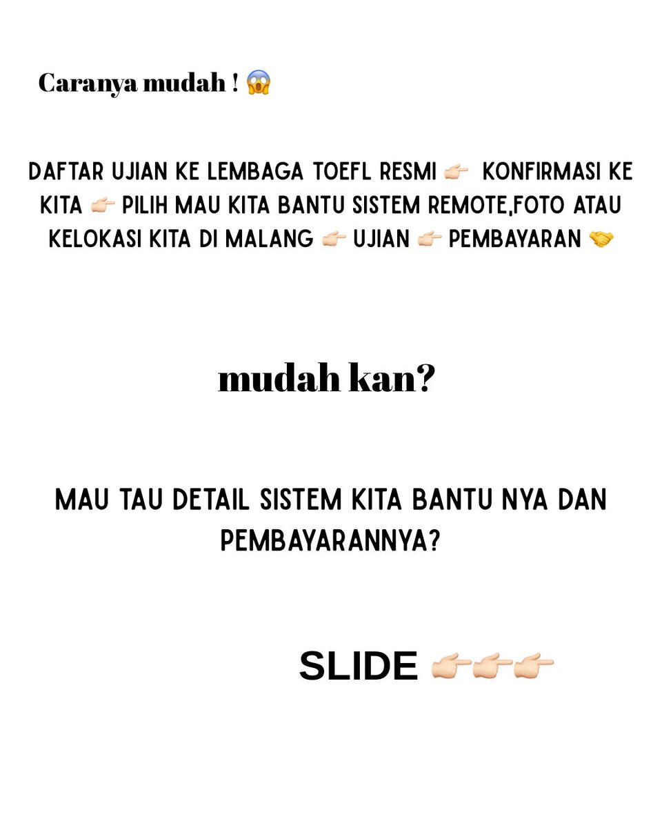 TOEFL MALANG tweet media