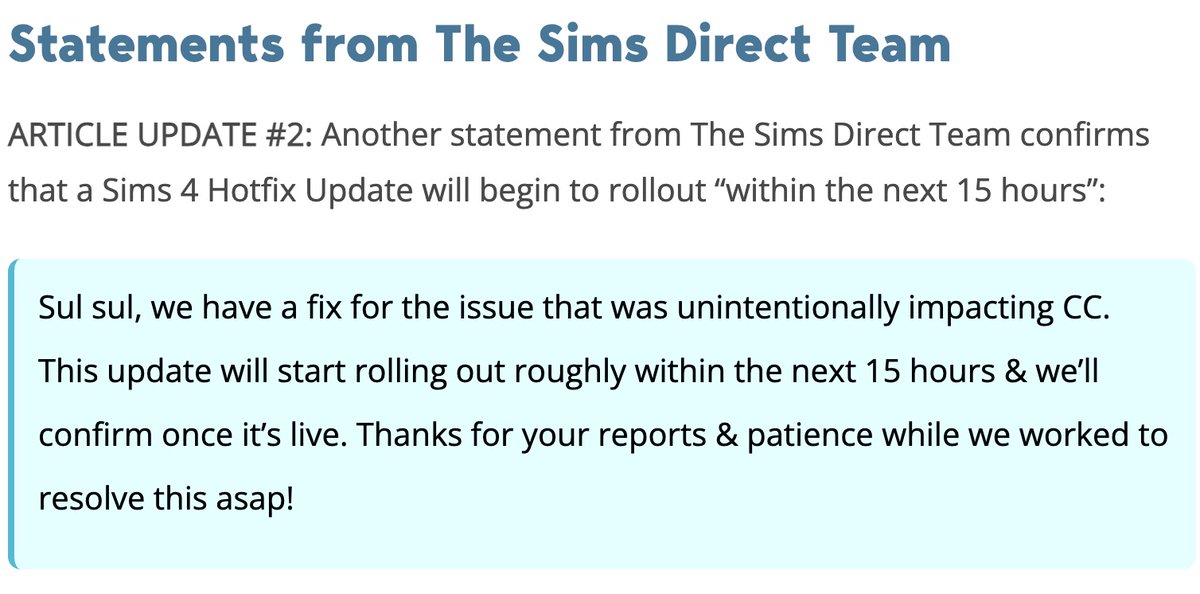 Sims Community tweet media