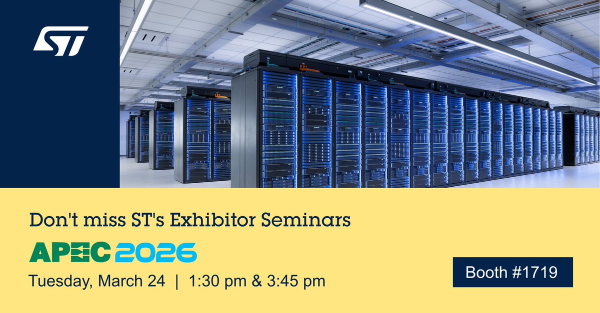 STMicroelectronics tweet media