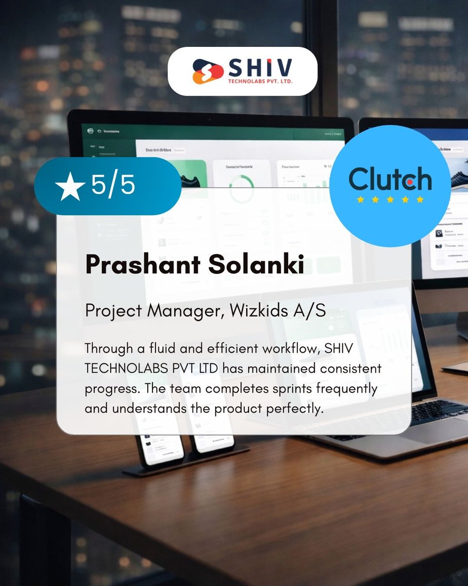 Shiv_Technolabs's tweet image. 𝗦𝘁𝗿𝗼𝗻𝗴 𝘄𝗼𝗿𝗸𝗳𝗹𝗼𝘄𝘀. 𝗙𝗮𝘀𝘁𝗲𝗿 𝘀𝗽𝗿𝗶𝗻𝘁𝘀. 𝗖𝗹𝗲𝗮𝗿 𝗽𝗿𝗼𝗱𝘂𝗰𝘁 𝘂𝗻𝗱𝗲𝗿𝘀𝘁𝗮𝗻𝗱𝗶𝗻𝗴.

That’s how real delivery looks.

𝗚𝗿𝗮𝘁𝗲𝗳𝘂𝗹 𝗳𝗼𝗿 𝘁𝗵𝗲 𝘁𝗿𝘂𝘀𝘁, 𝗣𝗿𝗮𝘀𝗵𝗮𝗻𝘁 🙌

#clientfeedback #softwaredevelopment #shivtechnolabs #knightcoders