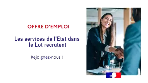 Image de Préfète du Lot : #offredemploi | La Préfecture du Lot recrute... un(e) Chef(fe) de service insertion sociale et solid