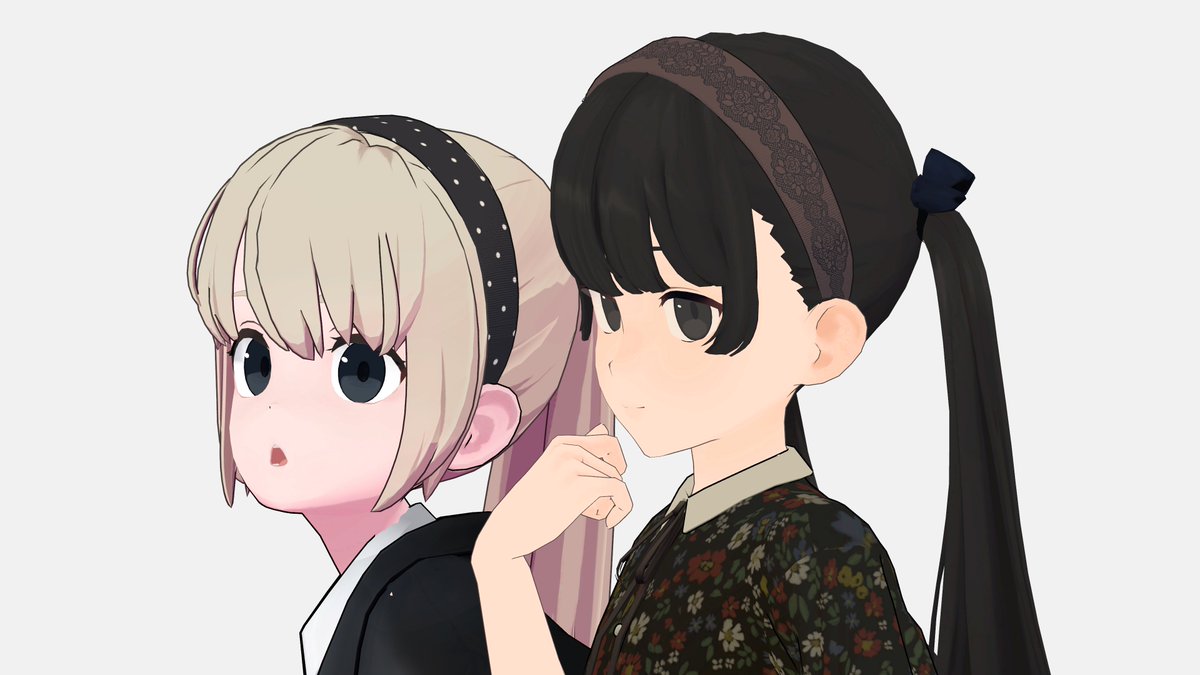 （おしらせ）「3way レースカチューシャ」と「ねこねこニット帽」にCygnet・Mir対応プレハブを追加しました！シェイプキーとスケール調整によるセミ対応です。
すでに購入された方は追加でダウンロード可能です。