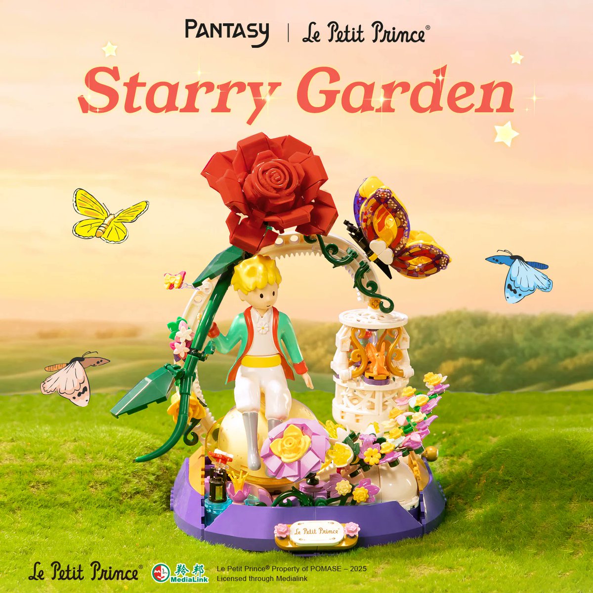 Prince Petit 星の王子さま(Le )の薔薇のオブジェ ビルディング ローズフラワー 星の王子さま PANTASY Amazon.co.jp: 彫刻・オブジェ