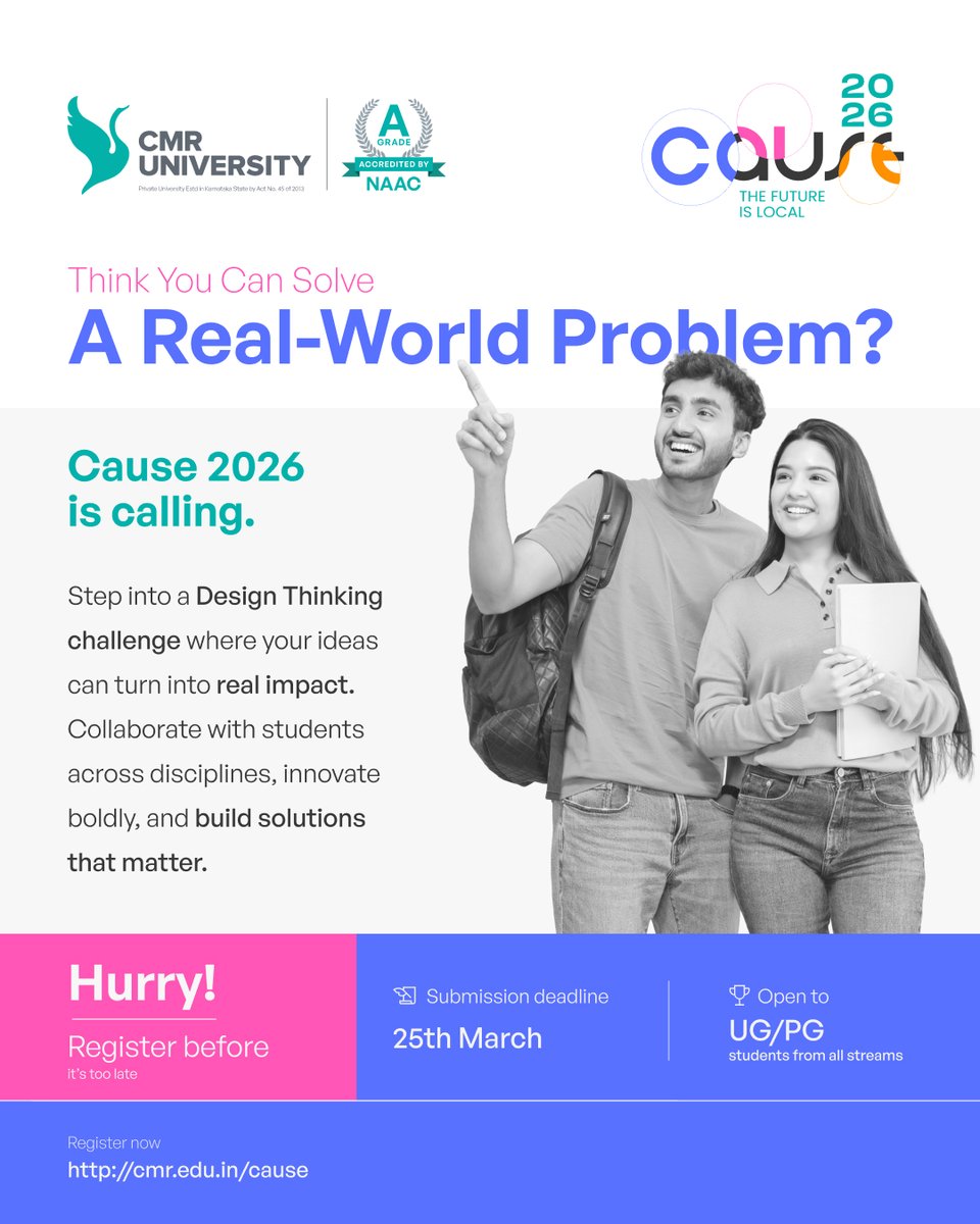 CMR University tweet media