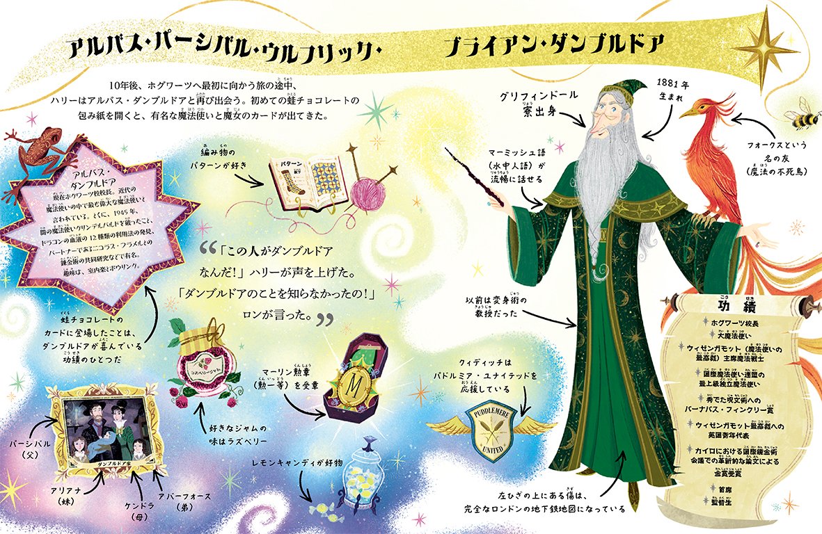 mahoukaicom's tweet photo. ハリー・ポッターシリーズ　ポケット図鑑
ダンブルドア教授のことが沢山知れる！
刊行 静山社 2026年3月17日～
対象 小学校5・6年生から
👇つづく https://t.co/QtUxVOKgun