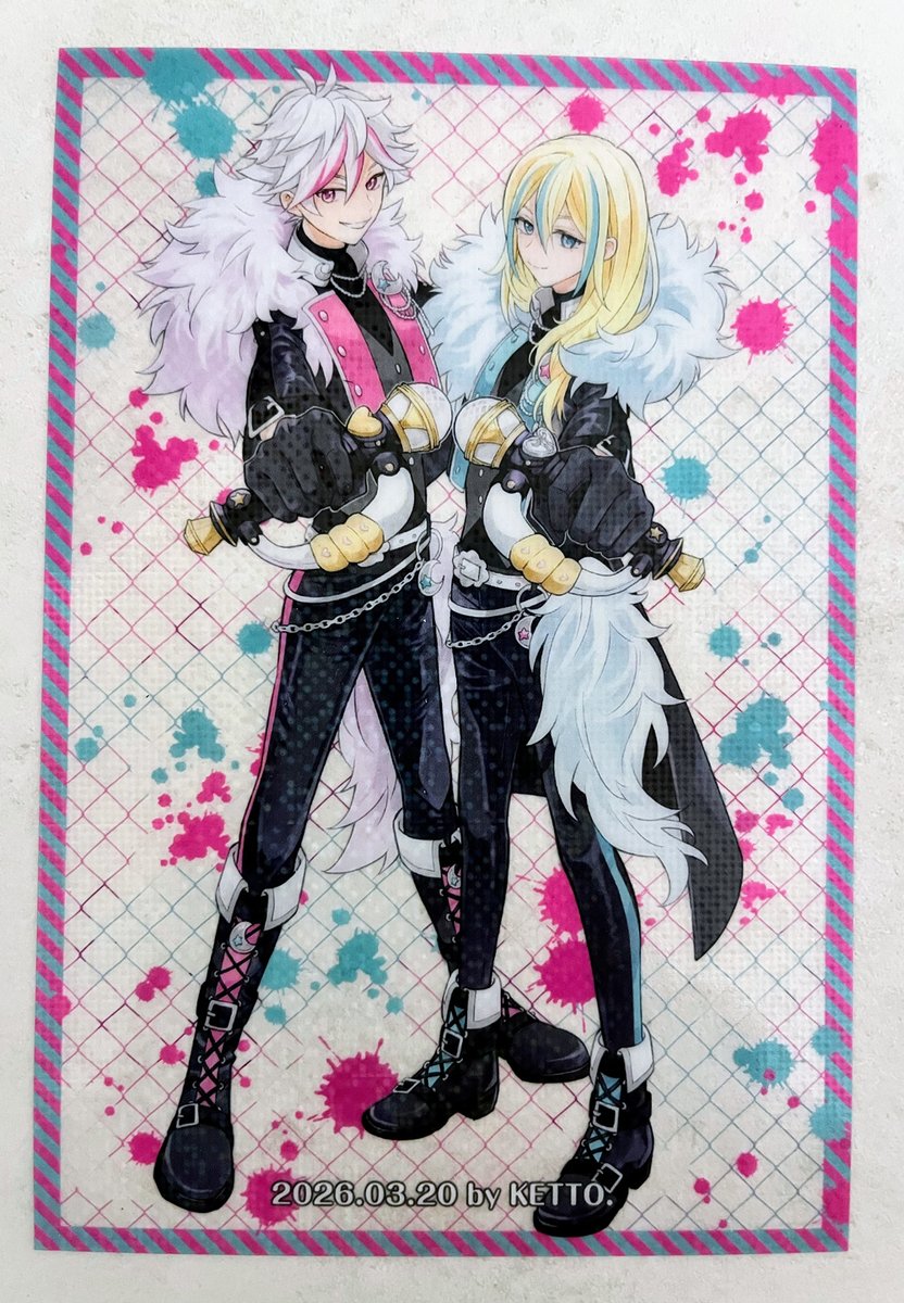(2/2)
ポストカードの写真へたすぎる…(現物はギラギラしてます) 