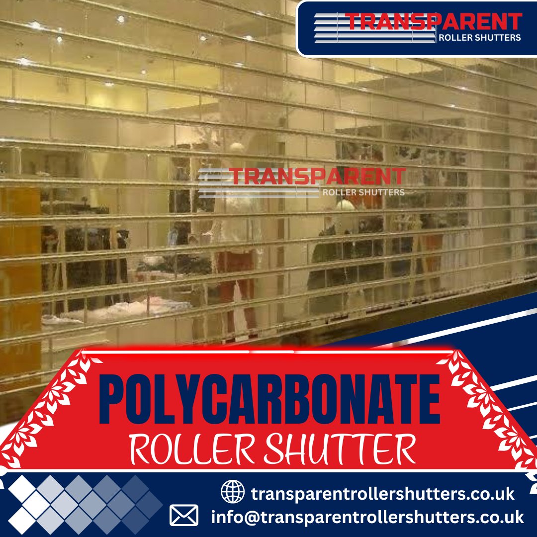Transparent073's tweet image. 👉Durable Polycarbonate Roller Shutter delivers clear visibility strong impact resistance and smooth operation perfect for shops and showrooms needing protection while keeping products visible!
#Polycarbonate #StorefrontDesign #ModernShutters
👉Website: transparentrollershutters.co.uk/polycarbonate-…