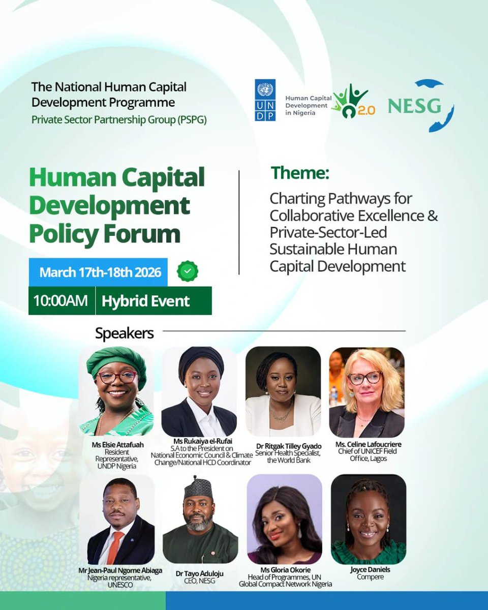 Nigerian Economic Summit Group (NESG) tweet media