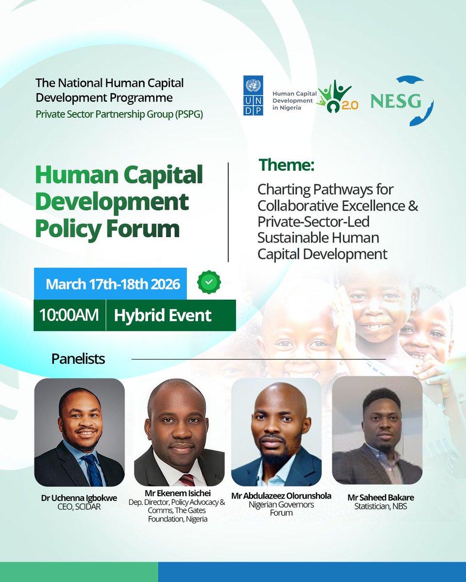 Nigerian Economic Summit Group (NESG) tweet media