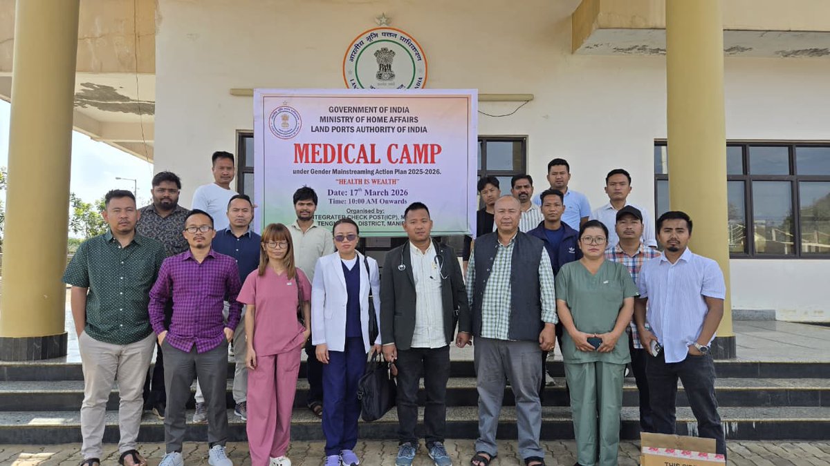 LPAI_Official's tweet photo. A Free Medical Camp was successfully organised at Land Port Moreh with support from Sub-Divisional Hospital, Moreh. The initiative provided essential healthcare services, medical advice, and support—reinforcing LPAI’s commitment to community well-being.
#LPAI #Healthcare https://t.co/swN905z0Es