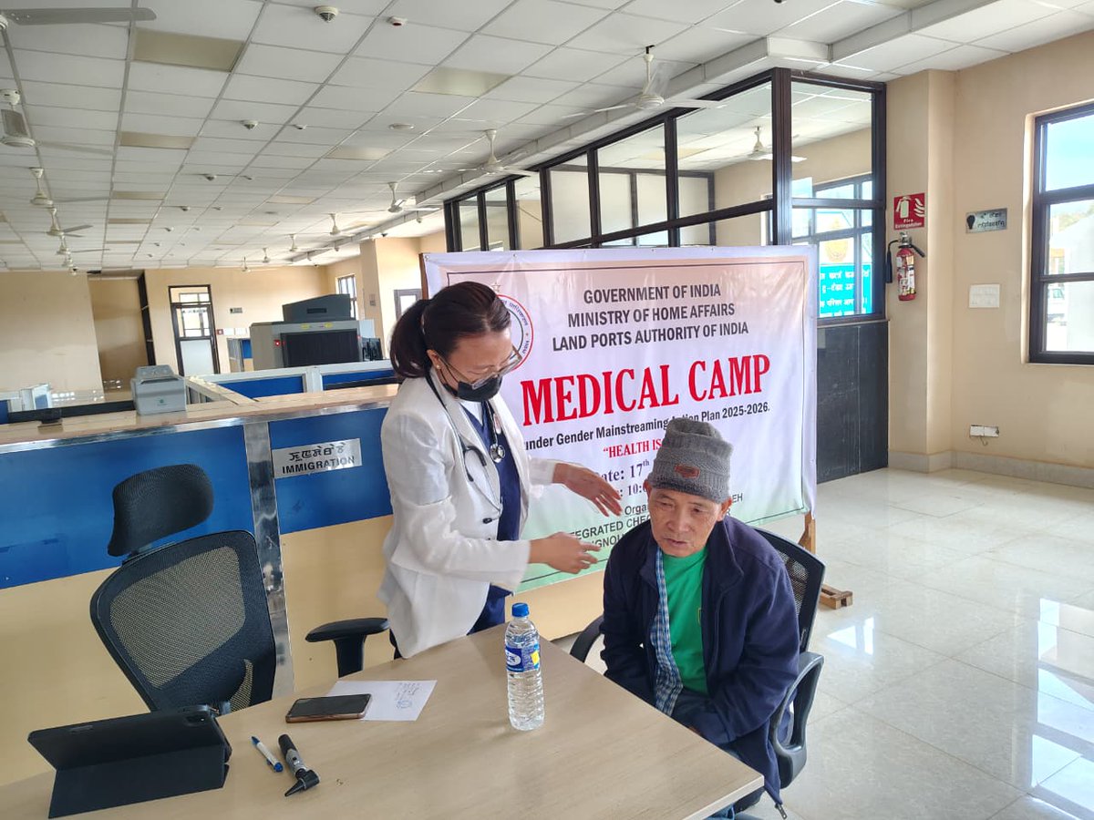 LPAI_Official's tweet photo. A Free Medical Camp was successfully organised at Land Port Moreh with support from Sub-Divisional Hospital, Moreh. The initiative provided essential healthcare services, medical advice, and support—reinforcing LPAI’s commitment to community well-being.
#LPAI #Healthcare https://t.co/swN905z0Es