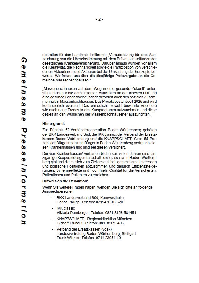 vdek_BW's tweet photo. Förderpreis Gesunde Kommune der Bündnis 52-Verbändekooperation Baden-Württemberg an die Gemeinde #Massenbachhausen verliehen. Die Kommune ist in punkto gesunde Lebenswelten von ganz besonderer Bedeutung. Health in All Policies. #HiAP
Unsere PM hierzu👉https://t.co/wPgXTIsU1N https://t.co/mFwA31zHqQ