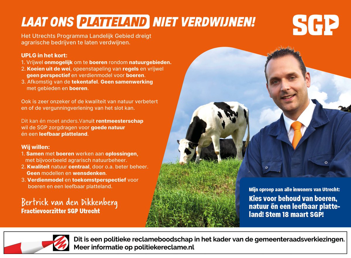SGP provincie Utrecht tweet media