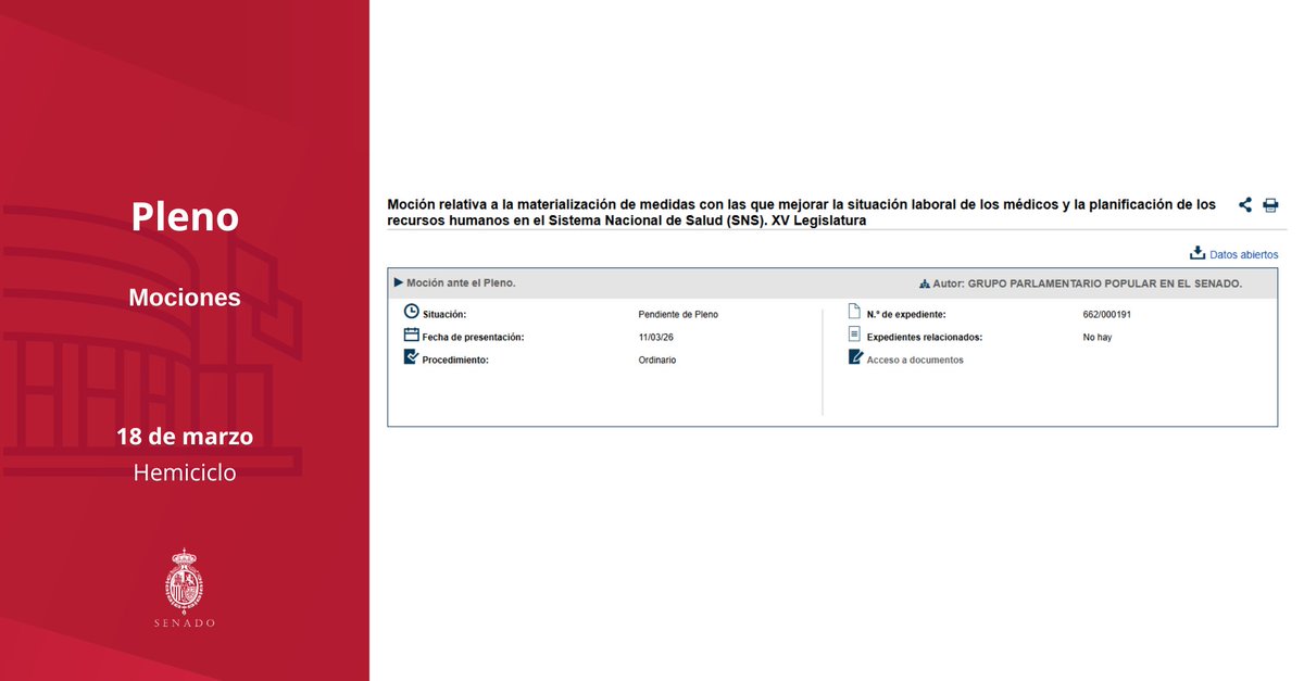 Senado de España tweet media