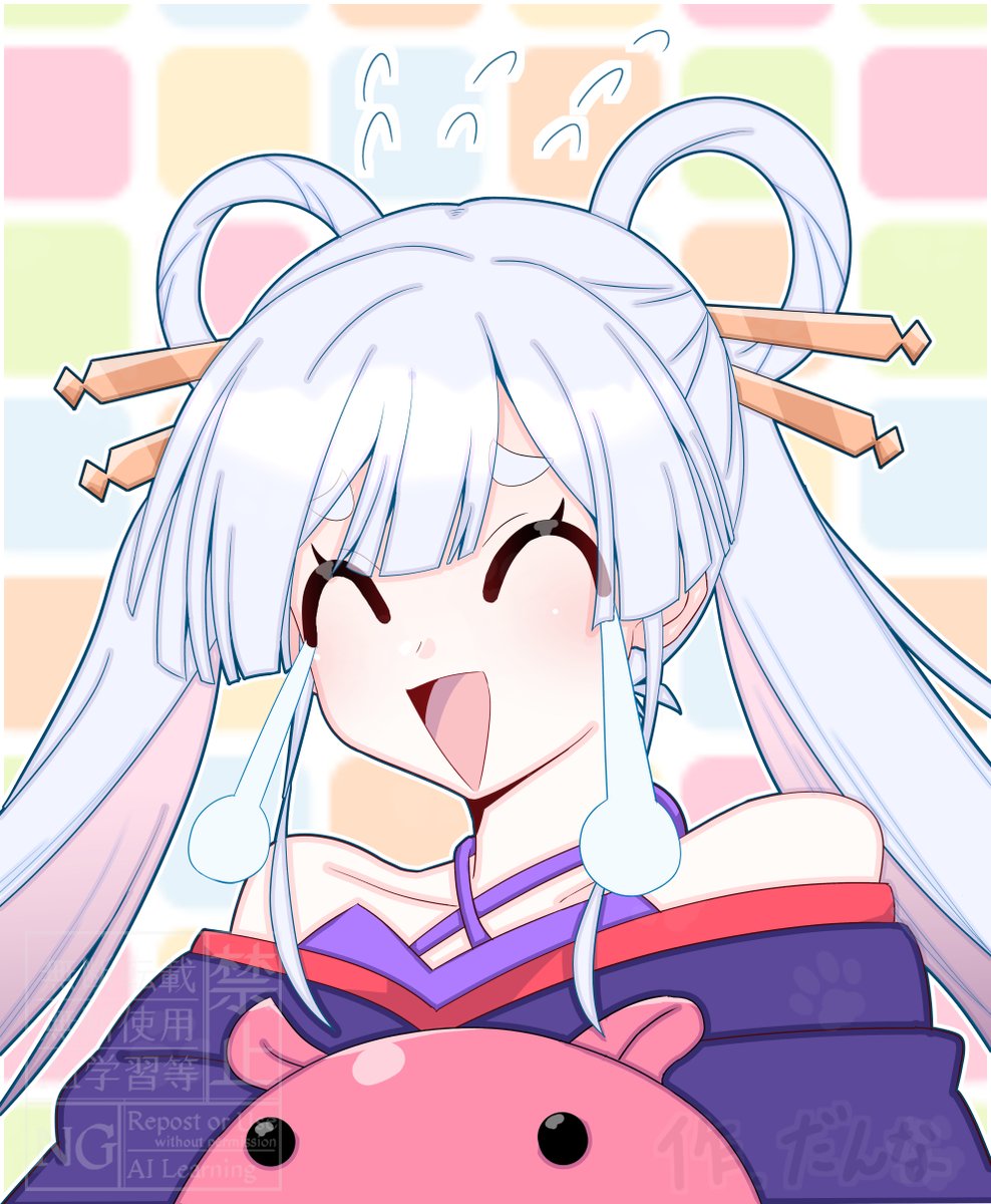 超かぐや姫!で一番好きなキャラを挙げるなら、やはりヤチヨさんになります。観る前はヴィジュが美しい…ぐらいの感想からスタートしましたが観終わったら、もう…もうね…(頬を伝う涙)。あと、この表情めちゃ好きです。懐かしい感じ&可愛い。 