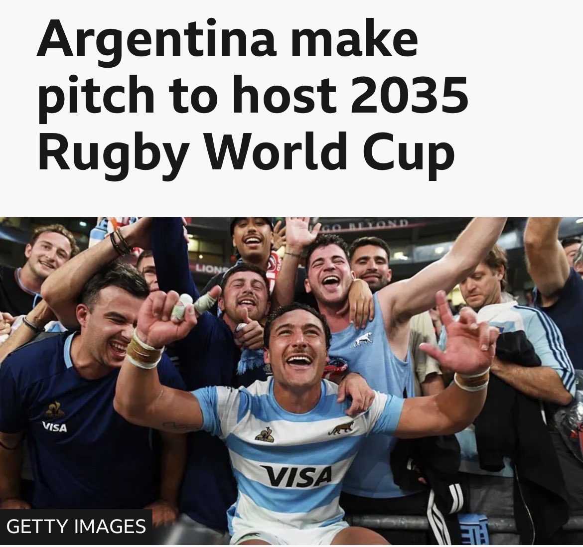 Cuber3x3x3's tweet image. You’d expect Argentina already has a pitch to play rugby on.

#BBCSports
 #RWC2035