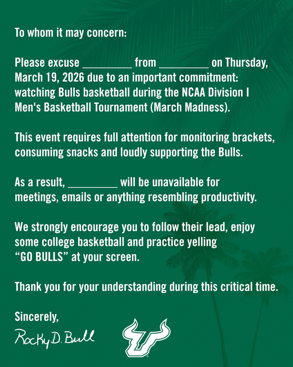 USF Alumni Association tweet media