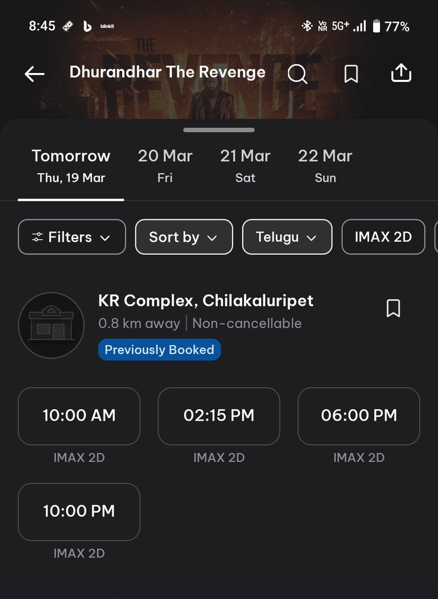 First IMAX of AP opened in Chilakaluripet with #Dhurandhar2
#Dhurandhar2TheRevenge