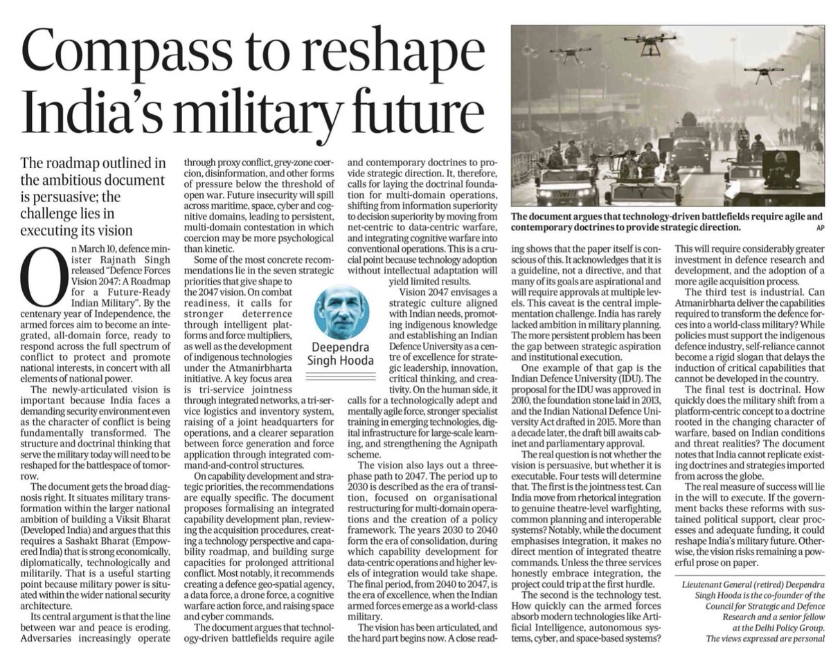 Lt Gen D S Hooda tweet media