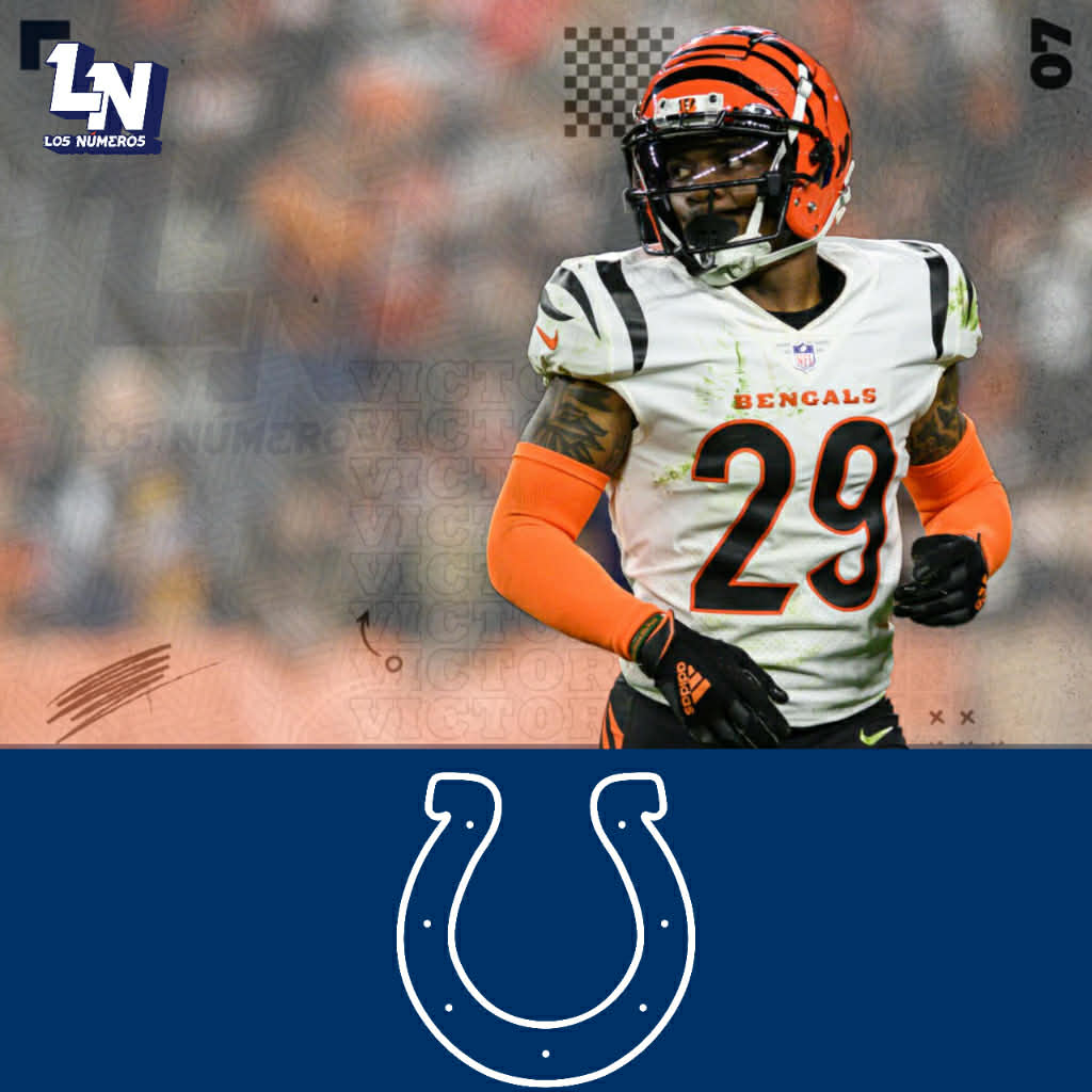 Lo5_Num3ro5's tweet photo. TAYLOR BRITT FIRMA CON INDIANAPOLIS🔵⚪️

Los Indianapolis Colts llegaron a un acuerdo con el CB Cam Taylor-Britt por 1 año. 

Llega como agente libre tras su etapa con los Cincinnati Bengals.

#IndianapolisColts #camtaylorbritt #FreeAgency https://t.co/PQXdWC7yhJ