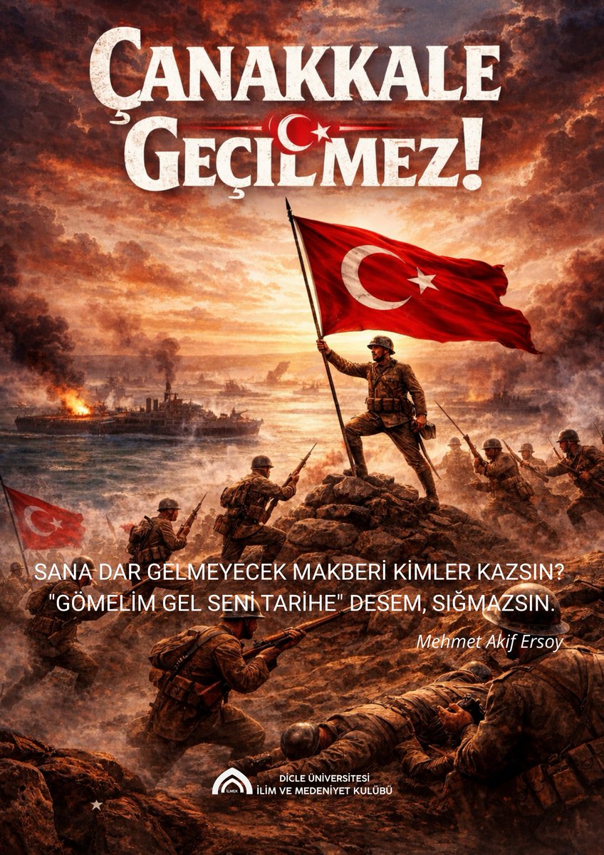 Çanakkale Savaşı, inancın, azmin ve fedakârlığın destanlaştığı eşsiz bir direniştir. 18 Mart 1915’te kazanılan bu zafer, zor şartlar altında bile vazgeçmeyenlerin neler başarabileceğini tüm dünyaya göstermiştir.
#18MartÇanakkaleZaferi