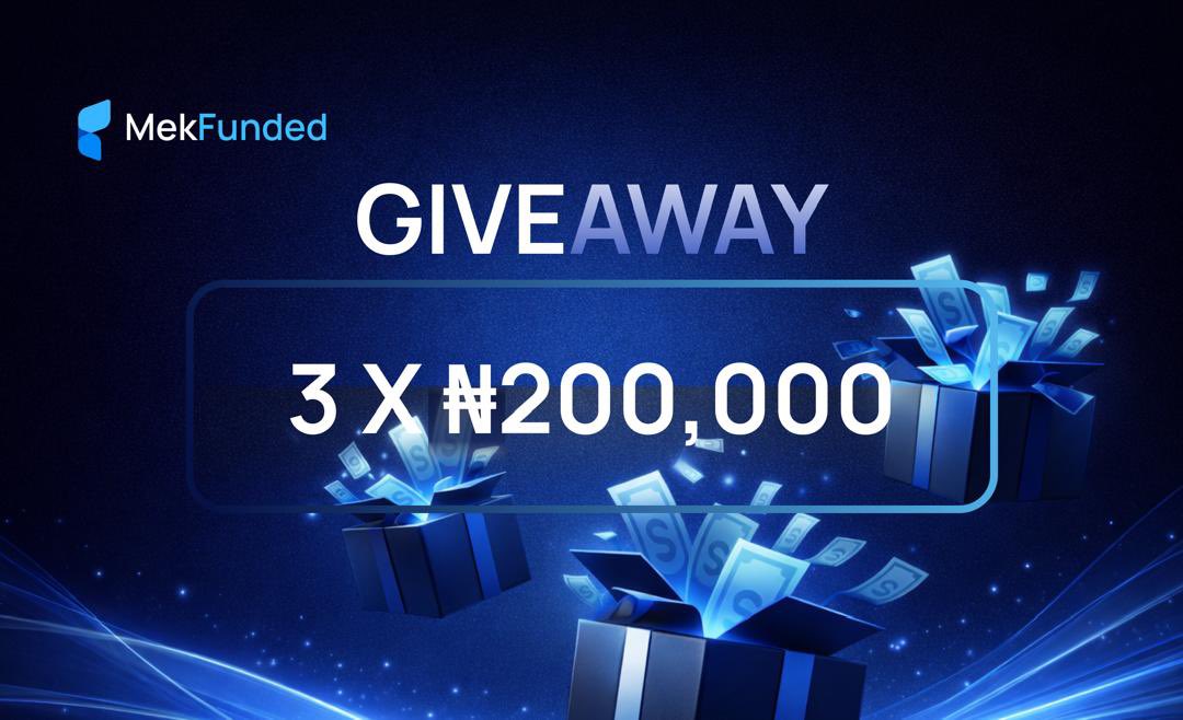 GIVEAWAY ALERT 🚨 
3x200k with <a href="/mekfunded/">MekFunded</a> 

To enter : follow <a href="/fx_abbakar/">XGEN</a> <a href="/mekfunded/">MekFunded</a> 

Also follow: <a href="/Oderrblock/">ODERBLOCK</a> <a href="/momoskiFX/">CURRENCY WIZARD</a> <a href="/Usman_bb1/">xgen_trader</a> <a href="/Aybeeiy_Fx/">H A R O O N</a> 

Join: discord: discord.gg/MpPaPCvku

Like ,tag 3 traders , retweet 

Winners in 72H