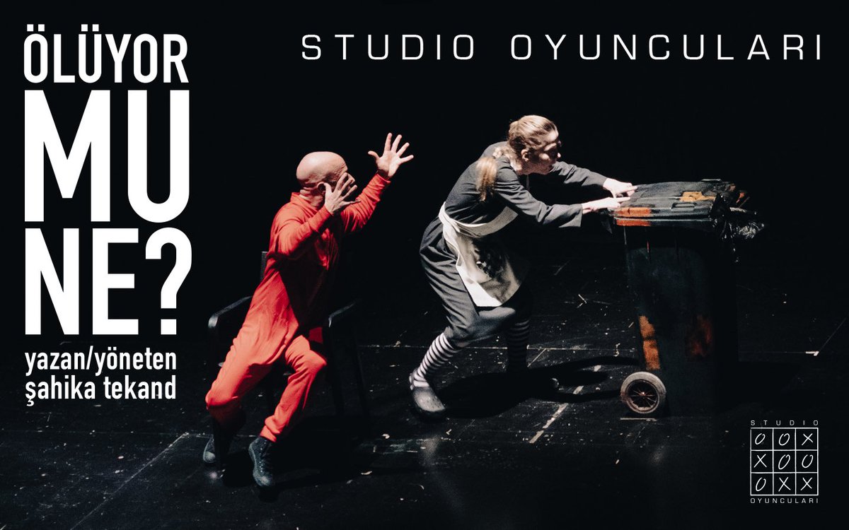 studiooyun's tweet photo. “- Sen hiç düşünür müsün?
-Düşünmemeye çalışırım.”

Şahika Tekand’ın yazıp yönettiği “Ölüyor Mu Ne?” 27 Mart’ta Studio Oyuncuları Sahnesi’nde!

27 Mart saat 20.30 - 📍Studio Oyuncuları Sahnesi
Biletler @tiyatrolar.com’da 📲 https://t.co/9yQwKM4Teg https://t.co/iSp5UR2t1F