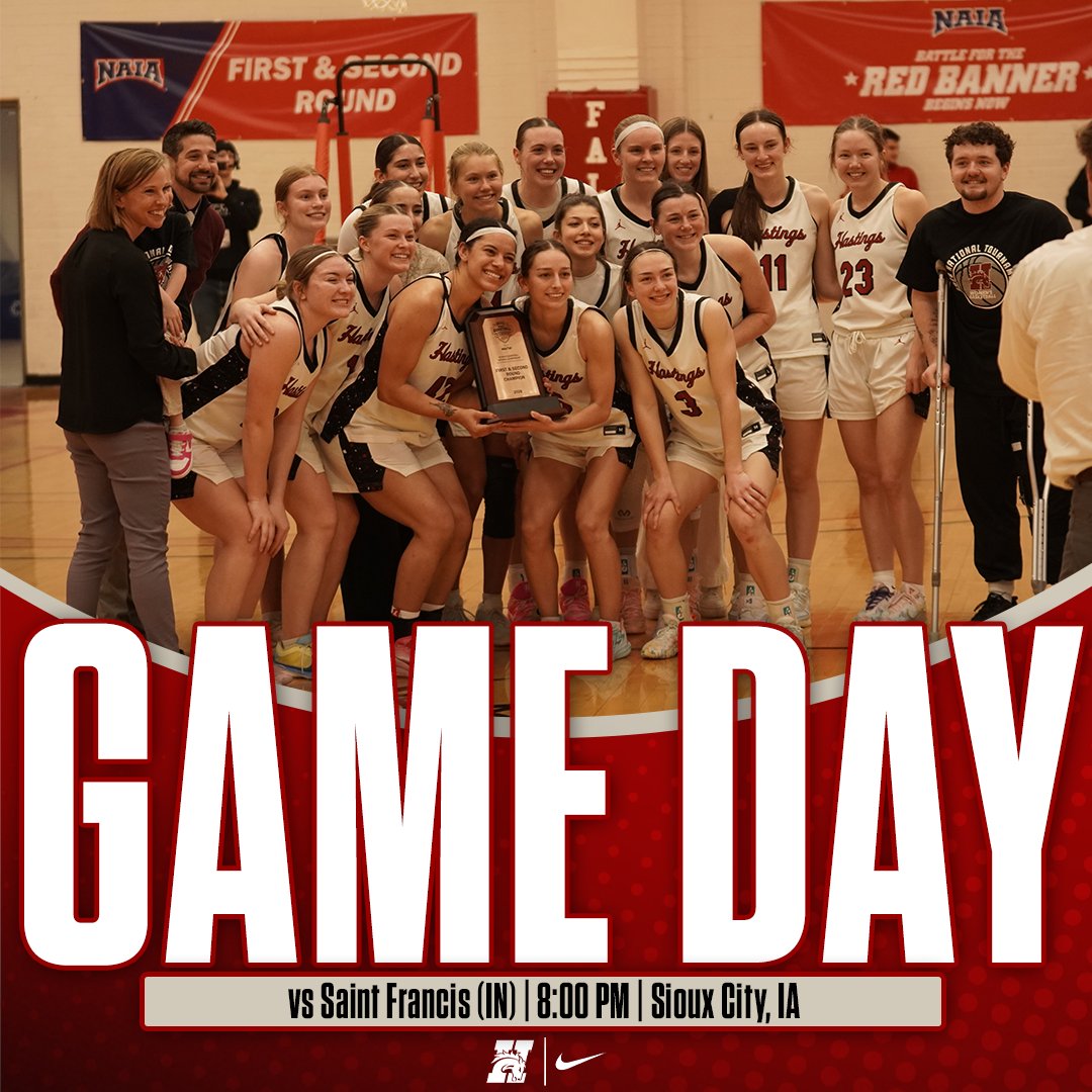 ❗️IT'S GAME DAY❗️
We're in Sioux City to take on St. Francis at 8pm in the round of 16!  
📺: hastingsbroncos.com/links/0fgk0s 
📊: hastingsbroncos.com/sports/wbkb/20…
🎙️: hastingsbroncos.com/links/h5nesj
#GDTBAB