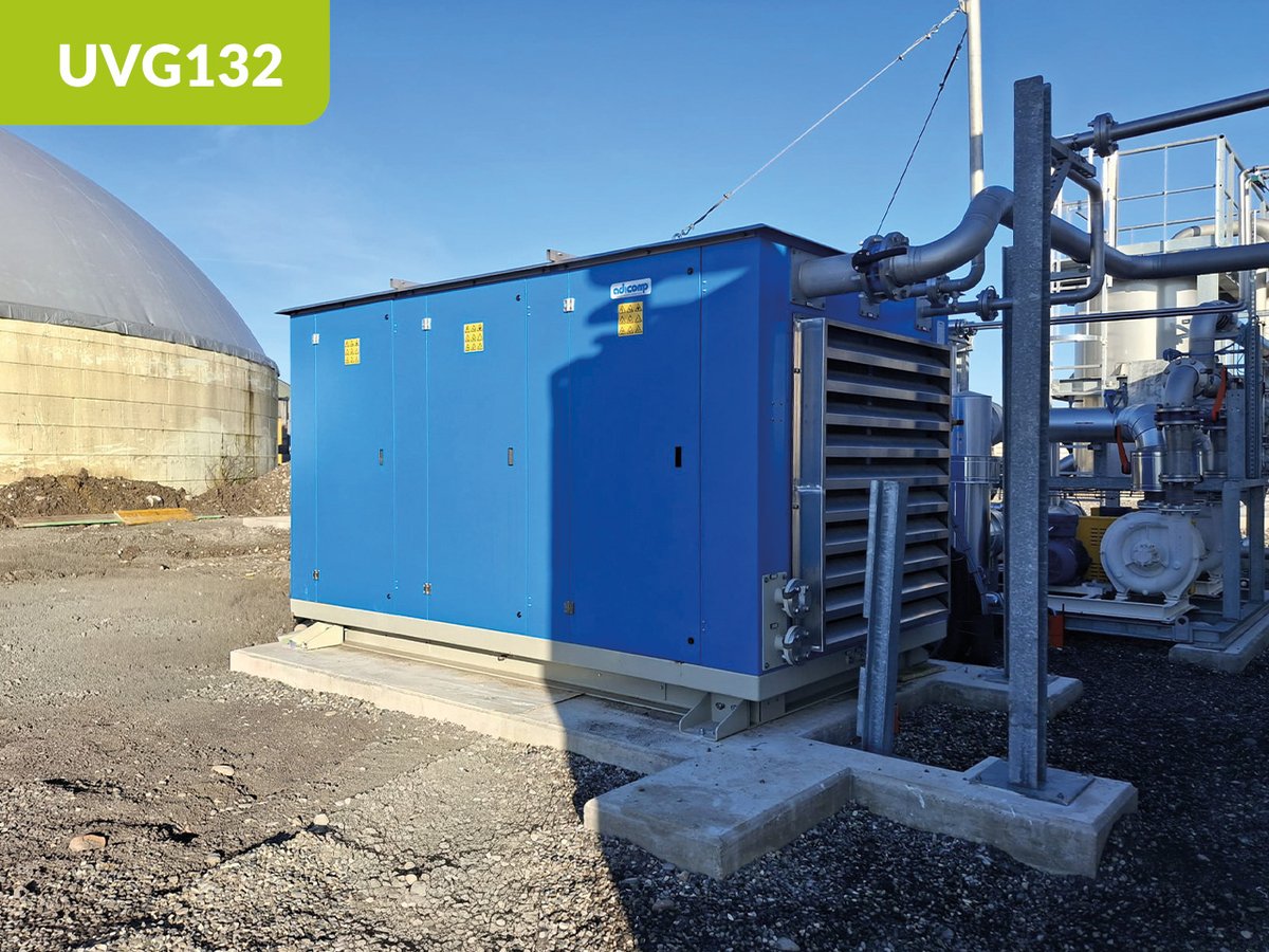 New biogas upgrading screw compressor installed in Italy — ATEX Zone 2 compliant, air‑cooled and equipped with electric bypass and heat recovery.
110 kW • 14 bar(g) • 0–321–788 Nm³/h • −10/+40 °C
More here: adicomp.com/en/products/

#biogas #renewablegas #Italy