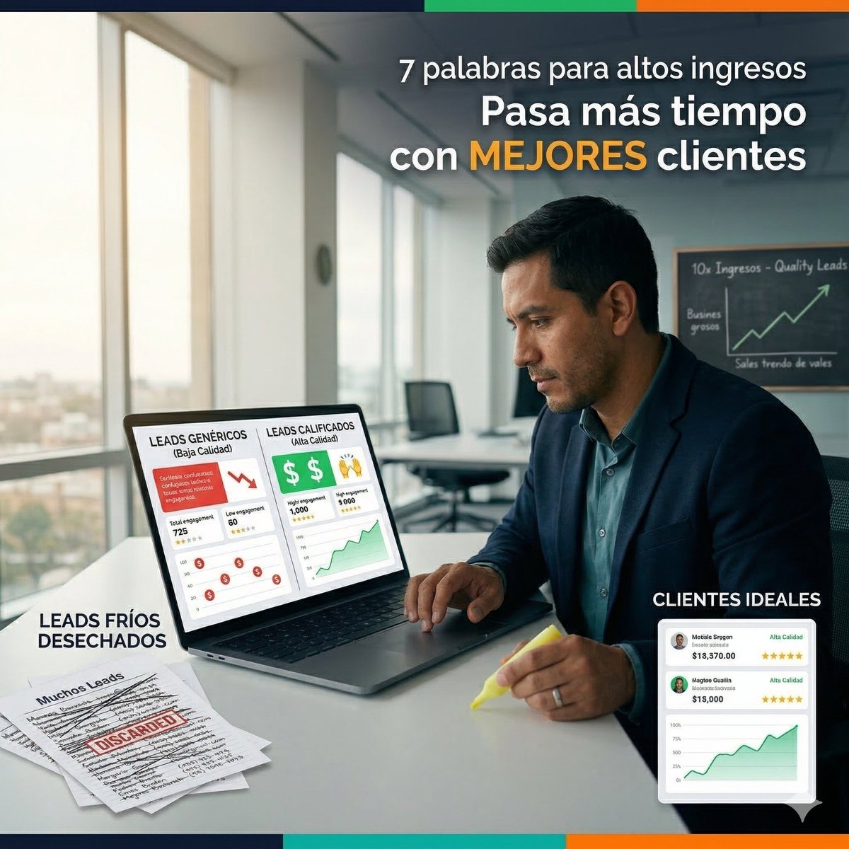 JosePenaCol's tweet photo. ¿Persigues leads fríos y cero ingresos? Error fatal.

Fórmula 7 palabras de Hormozi: "Pasa más tiempo con mejores posibles clientes" – altos ingresos en cualquier mercado.

Filtra con CRM/DISC, triplica ventas.

Únete: https://t.co/5wFHg0e88A https://t.co/ETGRrNlS0e