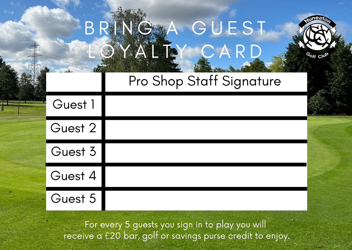 Nuneaton Golf Club tweet media