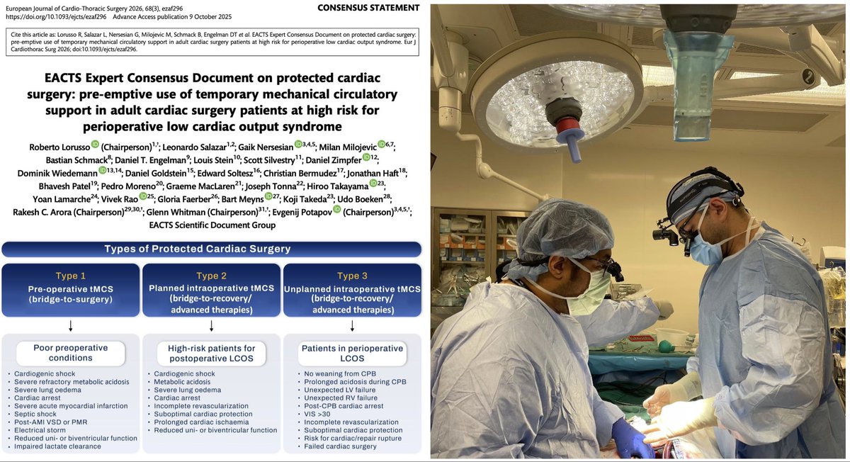 M_Pompeu_Sa_MD's tweet image. 💥I have worked lately with a highly-specialized #HeartFailure surgeon (@APolancoMD ) and learned a great deal about protected #CardiacSurgery and temporary mechanical circulatory support (#MCS).

💥 The landscape of cardiac surgery has undergone a significant transformation,