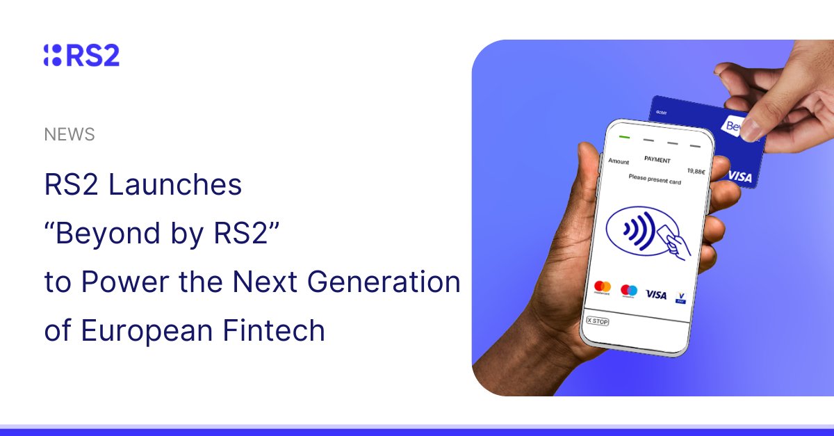Beyond by RS2 delivers a fully unified payments infrastructure, giving fintechs and partners the ability to combine card issuing and merchant acquiring on our single platform, BankWORKS®   

Read the full article here: rs2.com/press_and_medi…

#RS2 #BeyondbyRS2 #Fintech #Payments