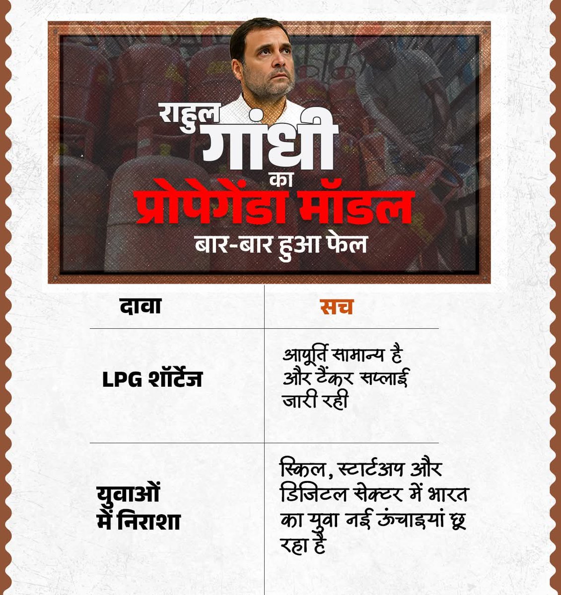 PrakashJavdekar's tweet photo. कांग्रेस का प्रोपेगेंडा अब predictable हो चुका है।
नया दिन, नया झूठ, नया आरोप, वही नाकामी!
“वोट चोरी” से “लोकतंत्र खतरे में है” तक
हर नैरेटिव फेल।
जनता सब समझ रही है। 🇮🇳
#Congress #FalsePropoganda #fake #narrative https://t.co/UH8AwKetmx
