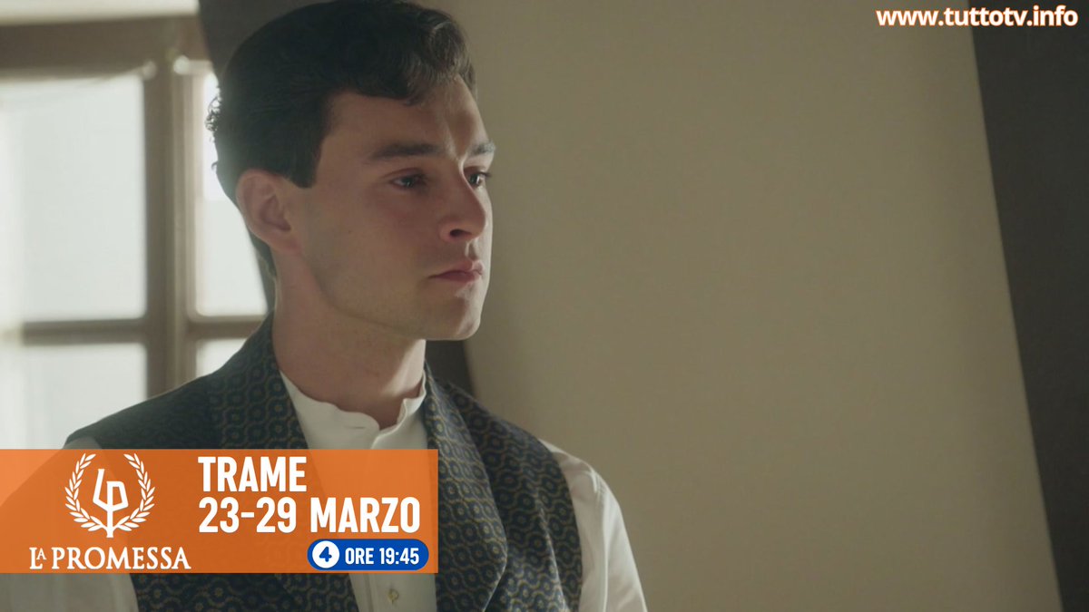 #LaPromessa [23-29 mar] TRAME ➡️ wp.me/p1iCFT-jTq
🟠 Il Duca de Carvajal y Cifuentes continua a comportarsi in modo spregevole con Curro
TRAME ➡️ tuttotv.info/2026/03/18/la-…