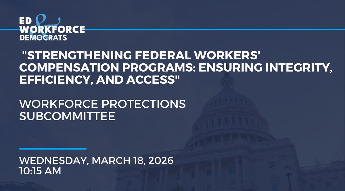 Committee on Education & Workforce Democrats tweet media