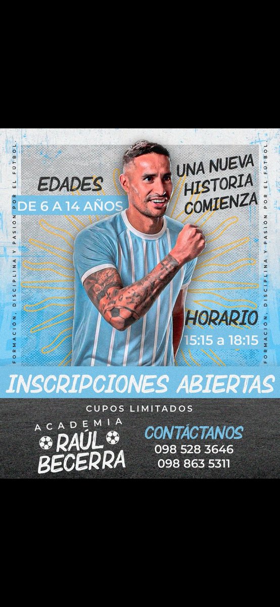 Feliz de recibir a los nuevos jugadores de la Academia.