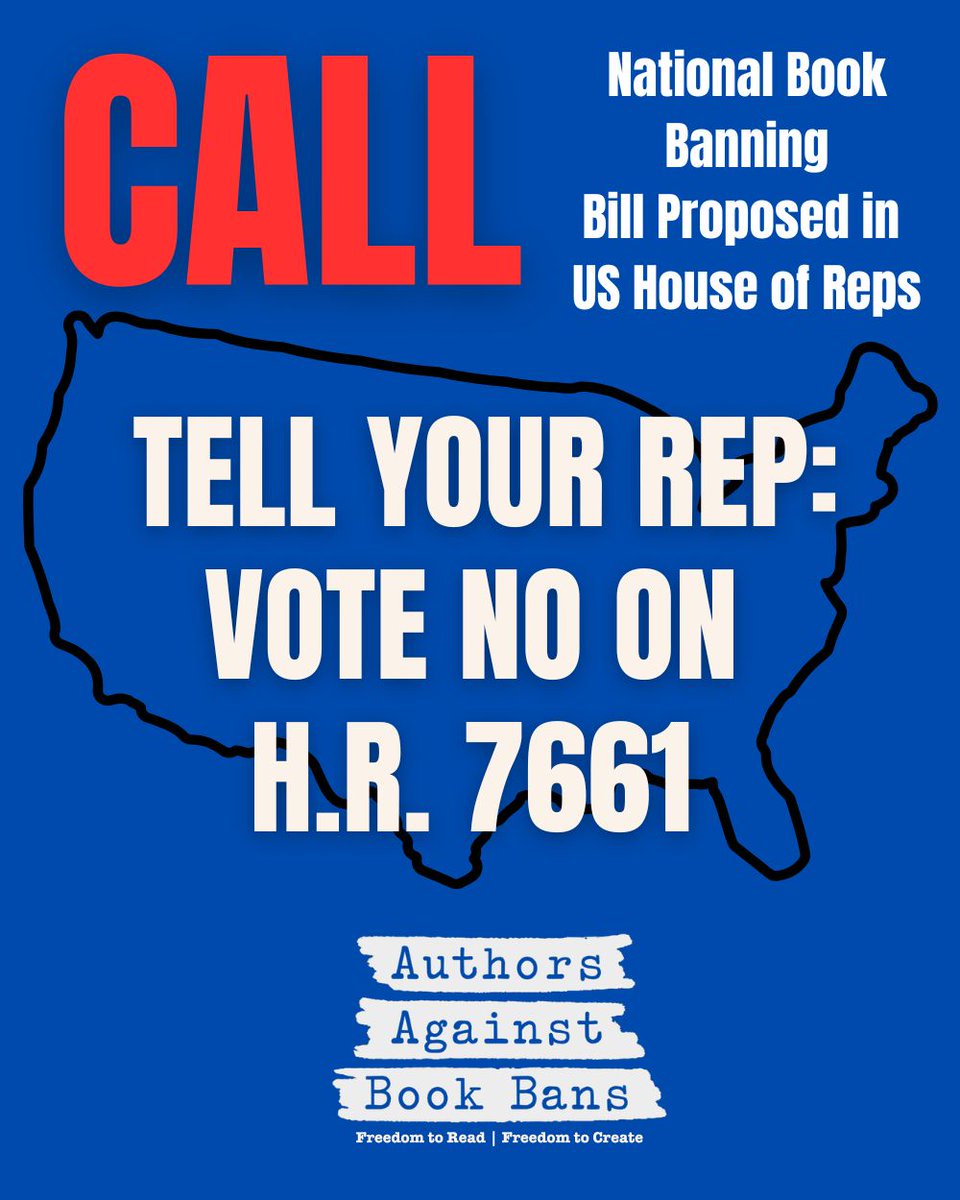 PollyHolyoke's tweet photo. Book banning is now going national. Parents, please protect YOUR right to decide what YOUR child can read and tell your representative to vote, "no" on HR 7661. #freedomtoread #bookbanning https://t.co/6r4bVIqd9O