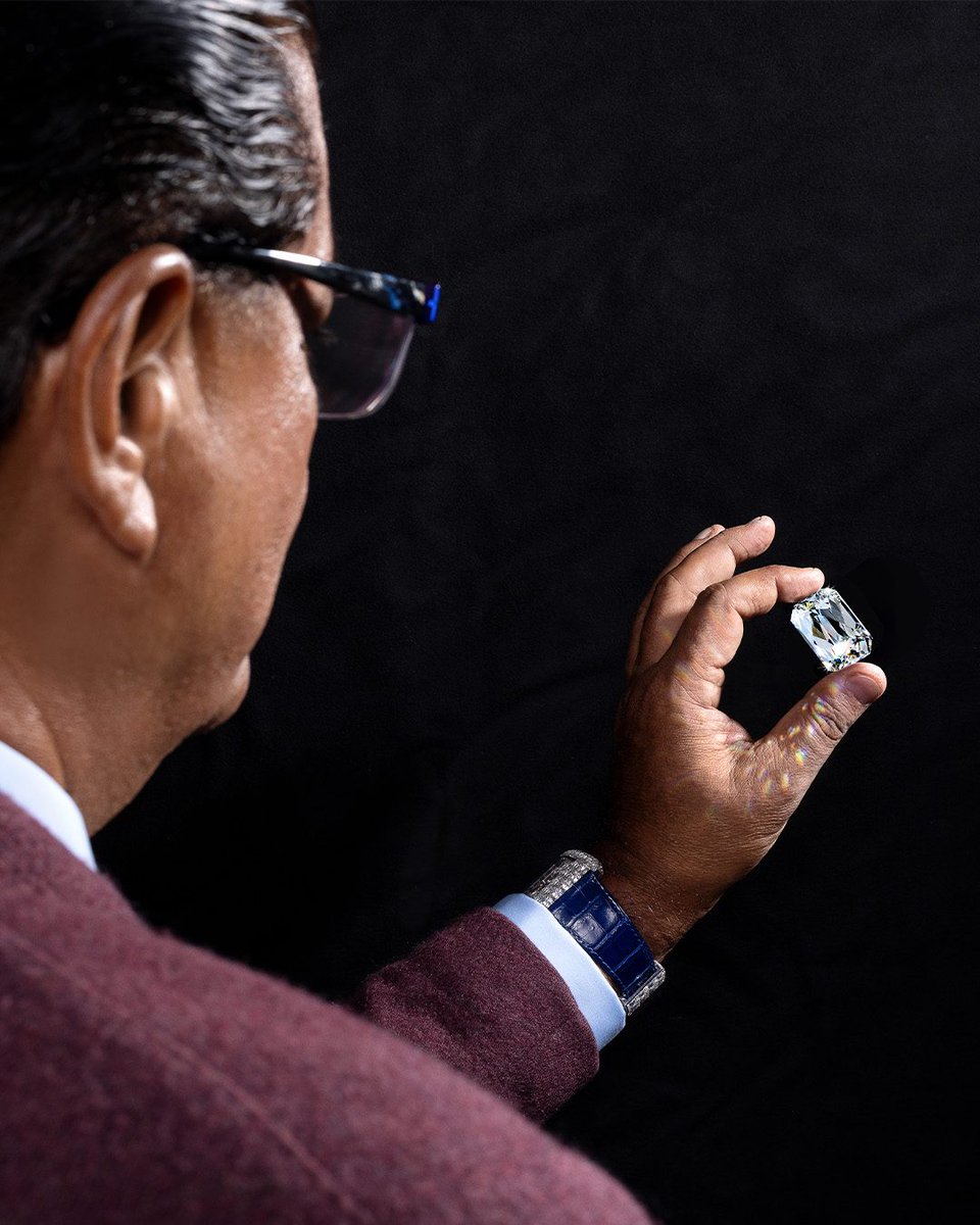 _Jacobandco's tweet photo. Forty years ago, Jacob Arabo began at a bench in Manhattan’s diamond district, spending years learning the craft, working with stones that had already been cut and defined.

But as he spent his days studying diamonds in his hands, he started to see something else. How light moved through them. Where it stopped. Where it could go further.

That’s where the idea began. Not to follow a cut. To create one.

That way of thinking, being inspired by the impossible, became the foundation of everything that followed. It led him to build Jacob & Co., to push watchmaking and jewelry into places they hadn’t gone before.

Decades later he is honoring his dream of creating his own diamond cut, a shape the industry has never seen before.

The Angel Cut. A patented diamond cut developed entirely in-house, with 37 precisely engineered facets, each one placed with intention. A number that carries its own meaning, marking 37 years of marriage with his wife, Angela, who has been there through every step of the journey.

After all this time, it comes back to where it started. A bench. A diamond. And an idea that refused to let go.

More to come…..