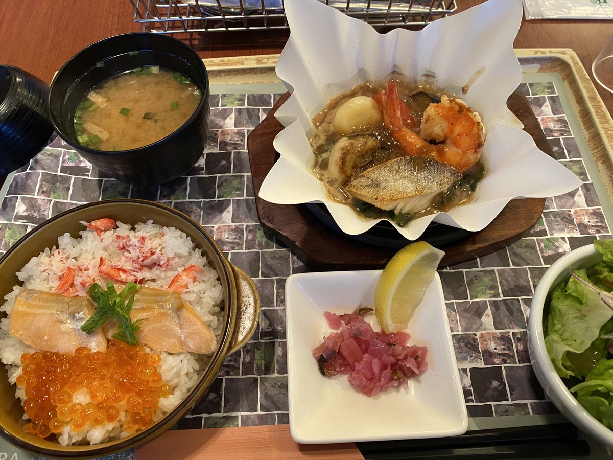 ロイホ　北海道海の幸フェア
久しぶりだけど美味かった😋