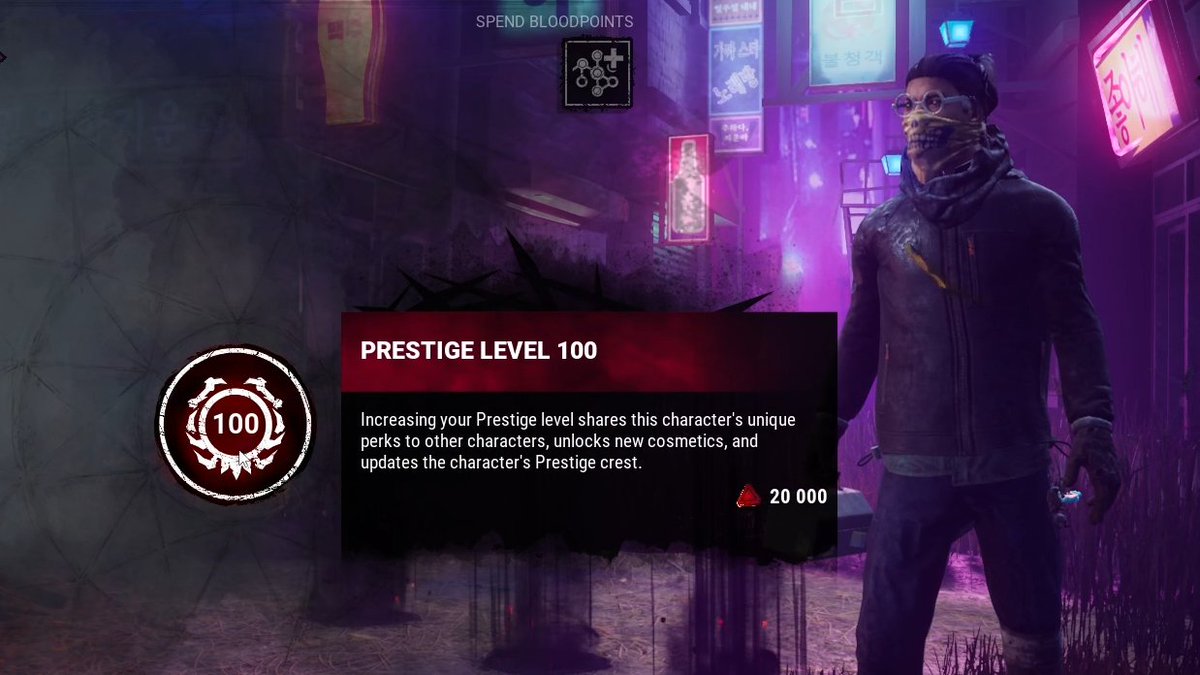OUTLAW_165's tweet photo. WE HAVE DONE IT! Jake Park is my 1st official P100! what an amazing journey🎉🥳#dbd @Behaviour @DeadbyDaylight https://t.co/ppDUn1b4kL